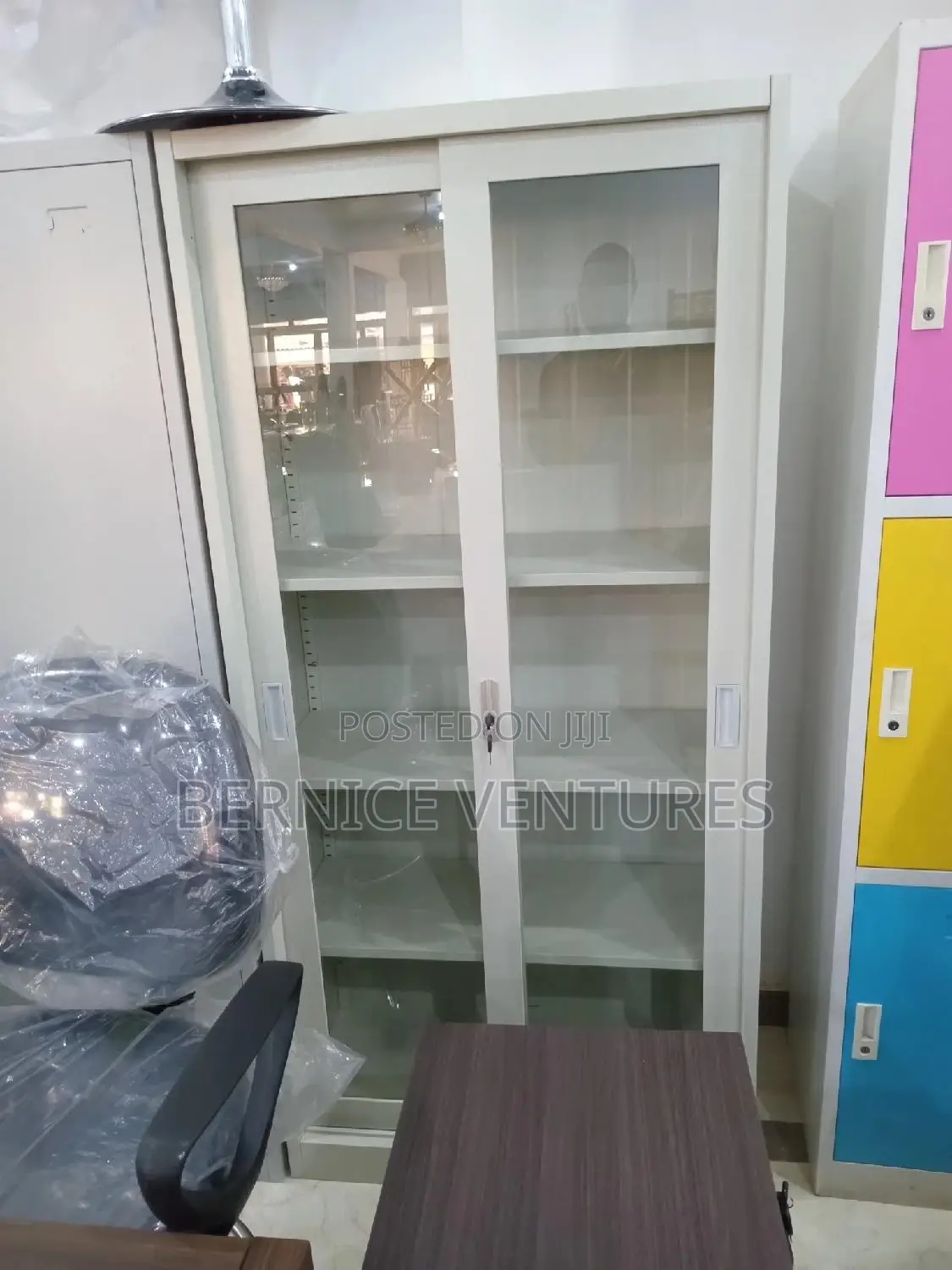 Full Glass Metal Cabinet