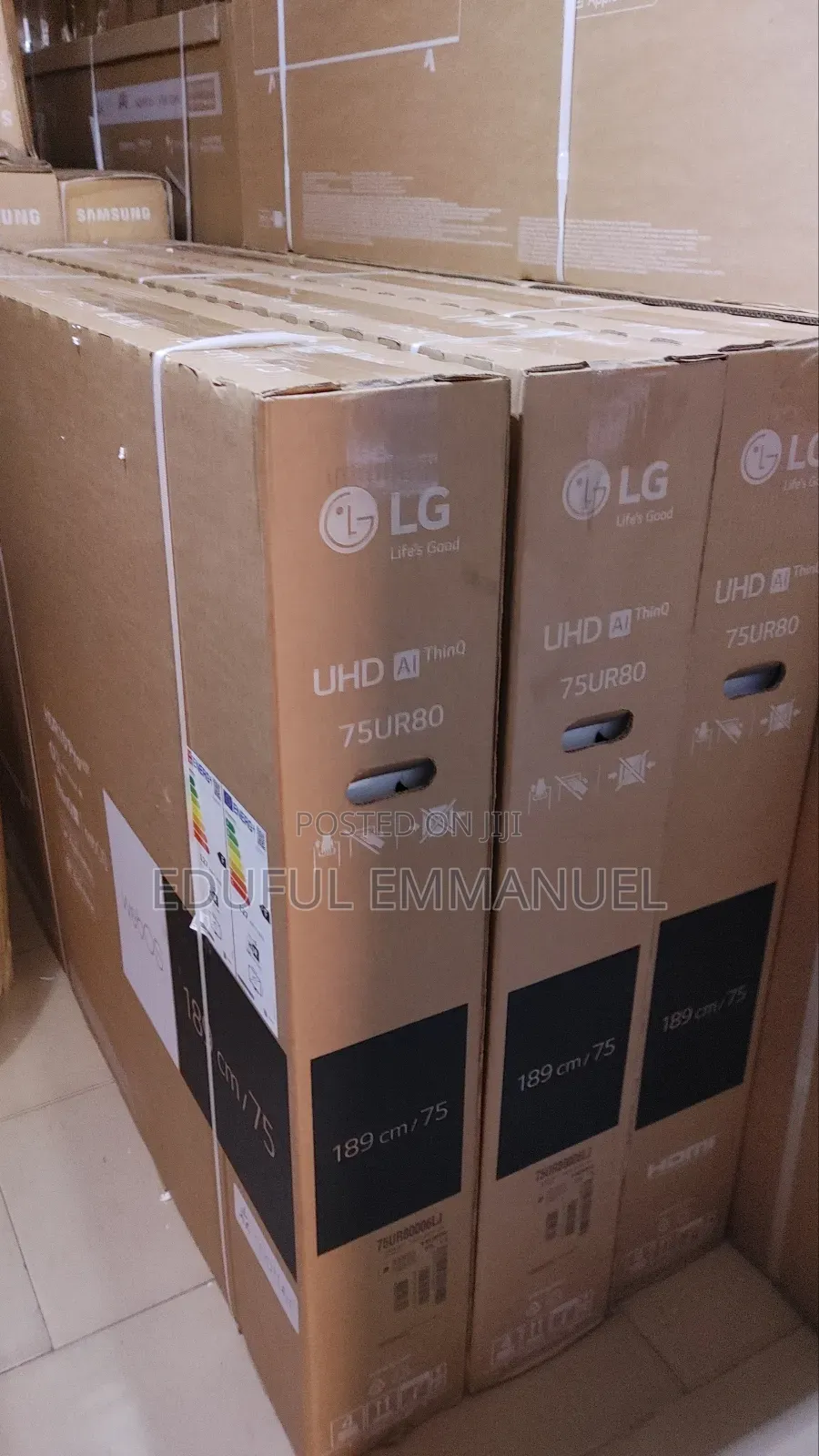 LG 75" UHD SMART UR80 Netflix Apple Airplay Bluetooth