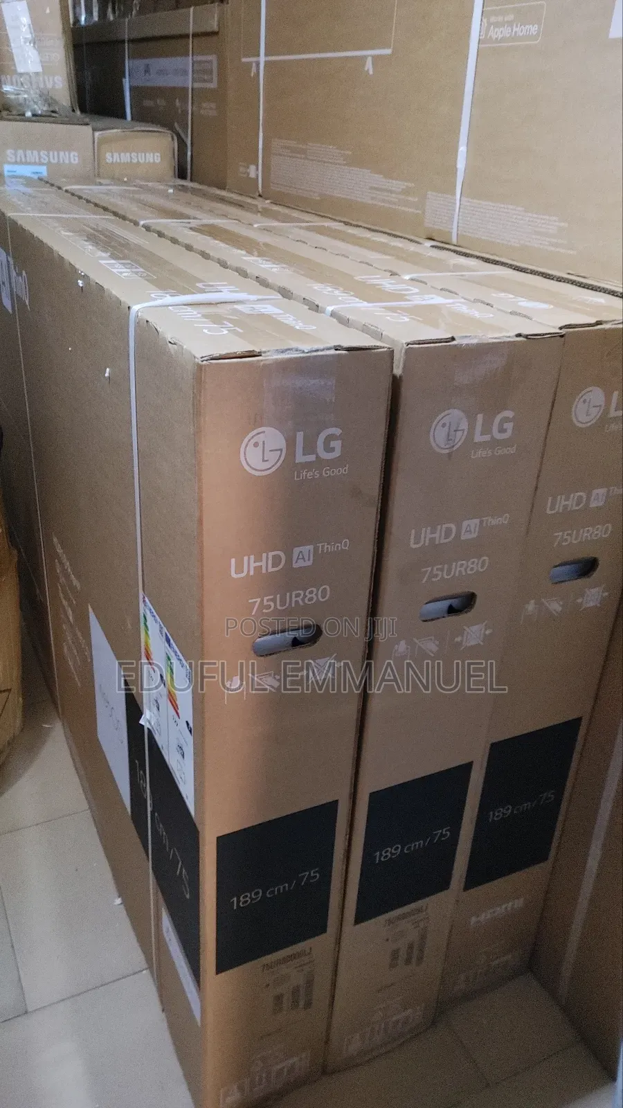 LG 75" UHD SMART UR80 Netflix Apple Airplay Bluetooth