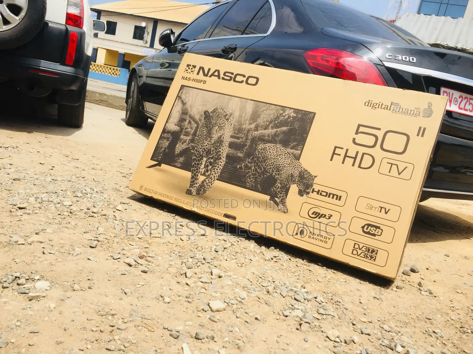 Very Affordable Price Slim Nasco Satellite Fhdtelevision 50”