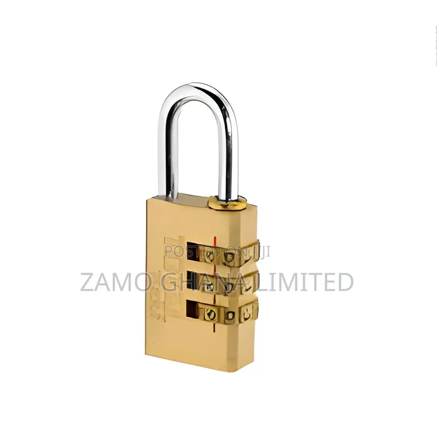 4 Digit Brass Combination Padlock - Wpd3444