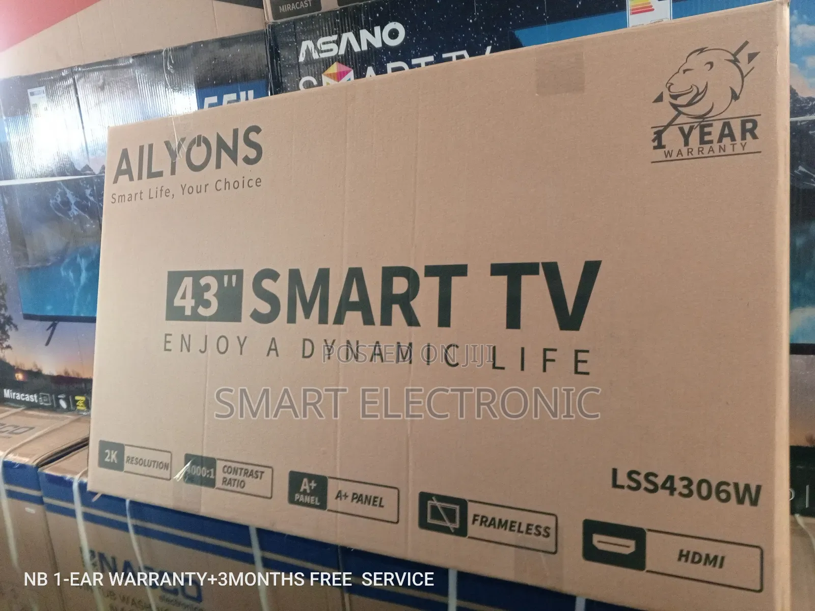 Ailyons Television Television 43inches Smart TV