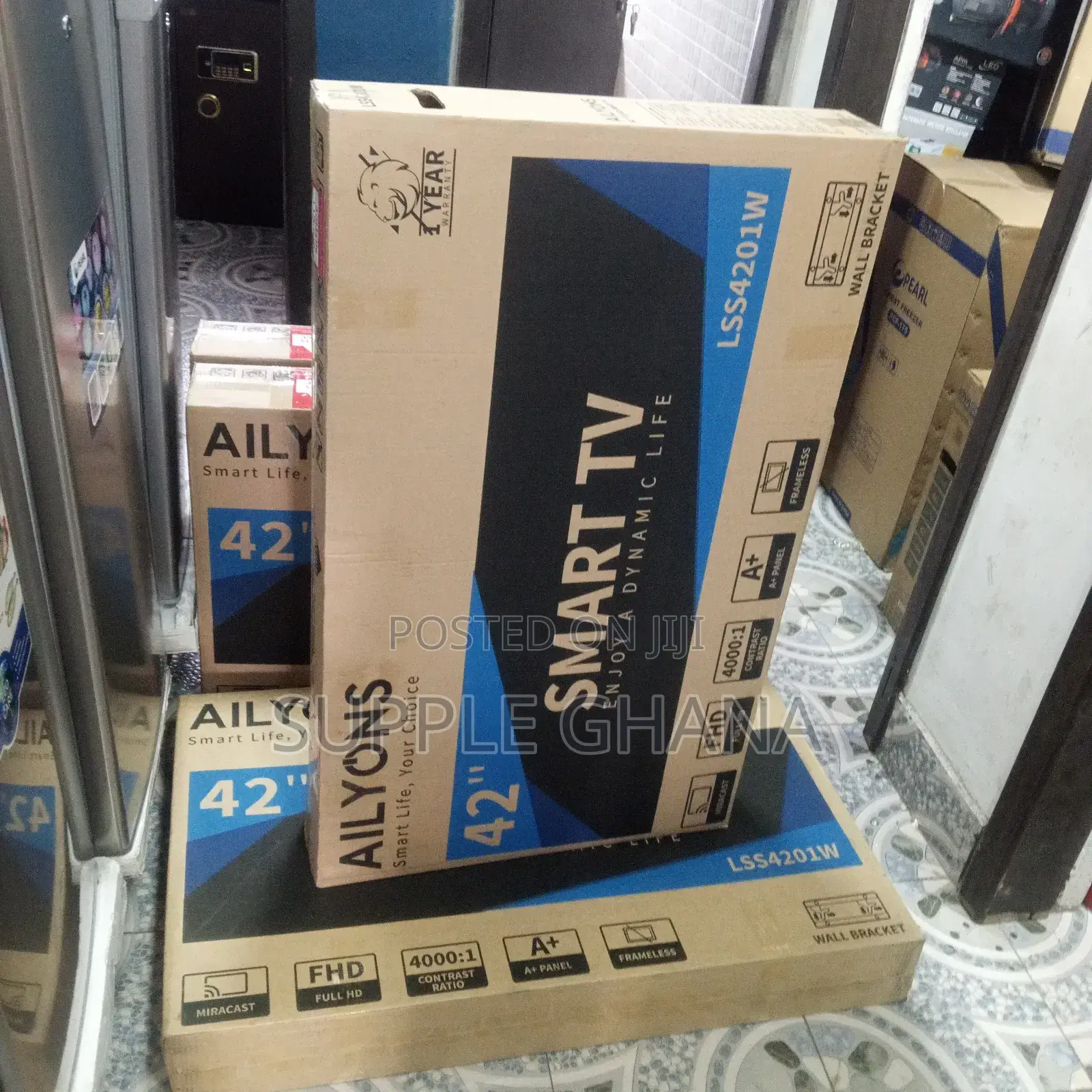 Safe 42inches Smart Ailyons Television Lss4201w TV Alysons