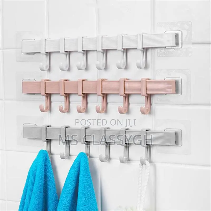 Hook Rack No Punching Hanging Rod Rack Strong Adhesive Toile