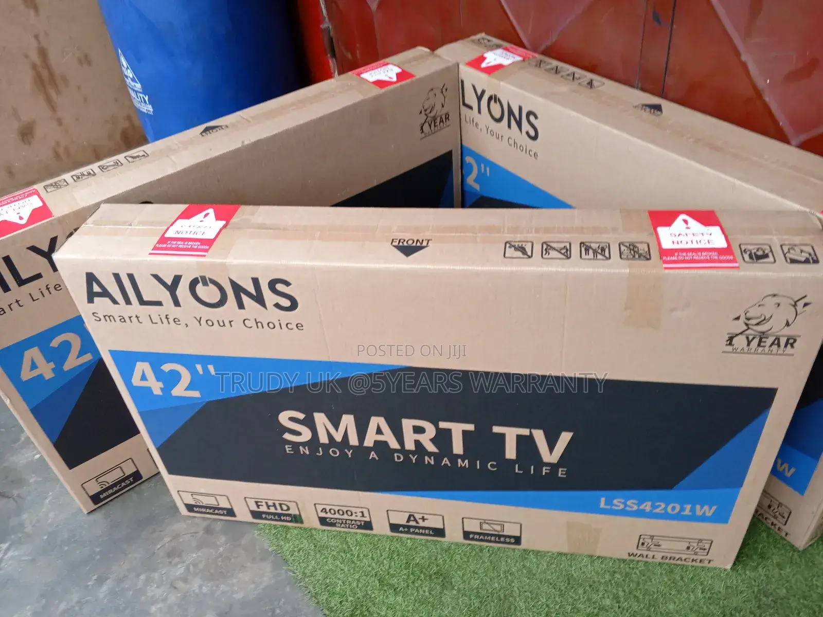 Ailyons 42inches Smart Android Tv FHD+Wall Bracket+Free