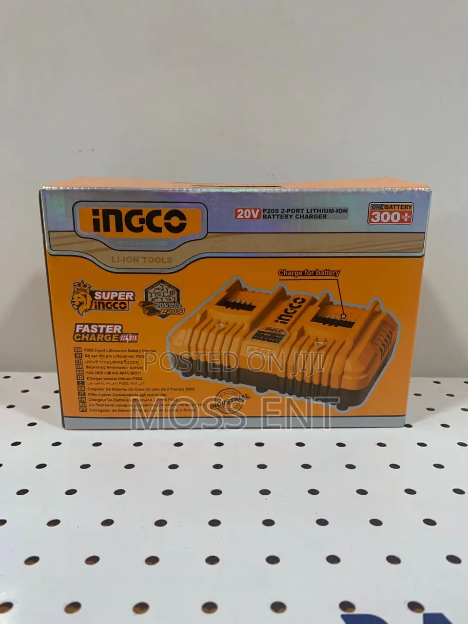 Ingco Fast Charger 20v -4a for 2 Batteries - C20 - Fcli2034