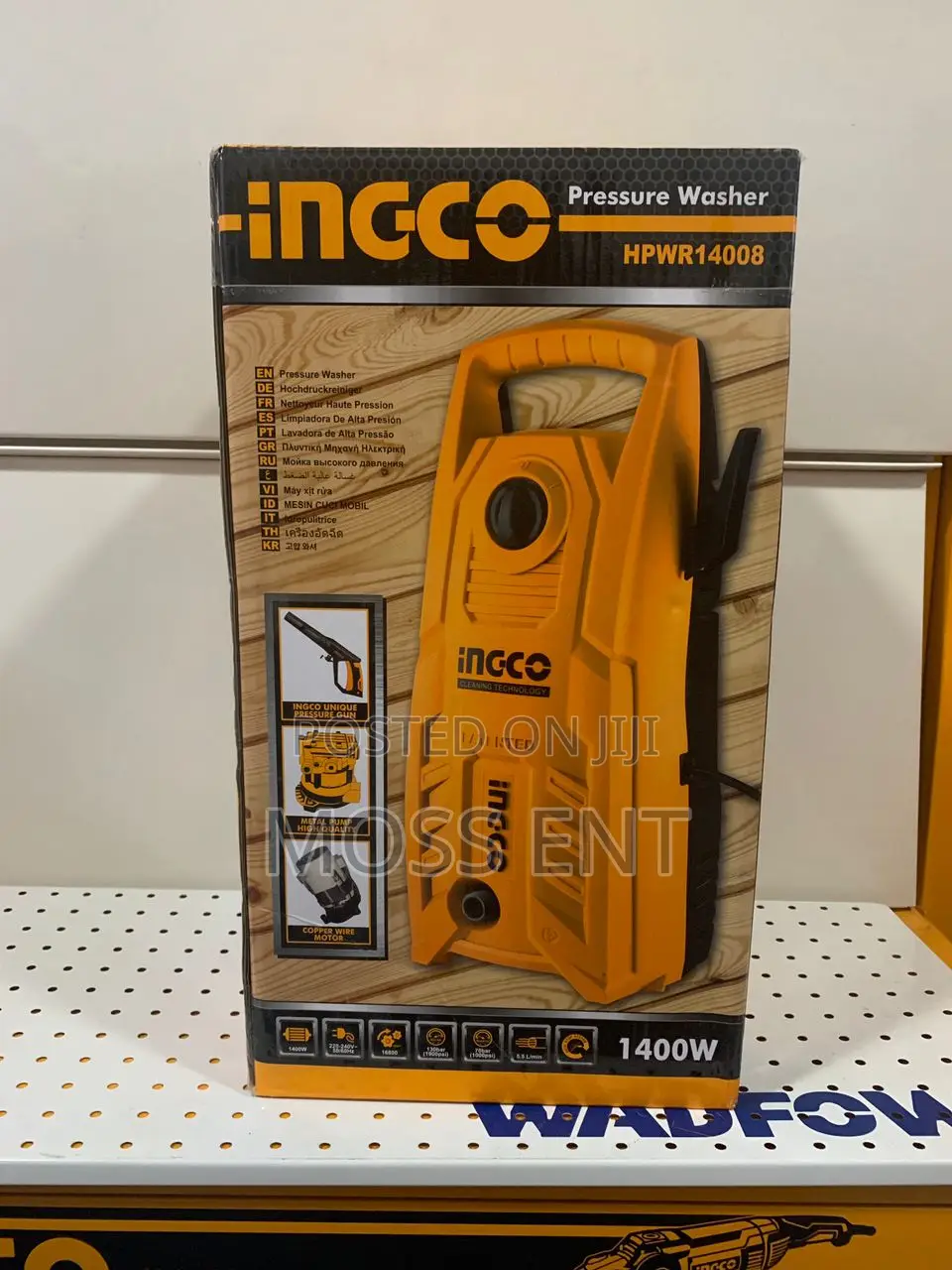 Ingco High Pressure Washer 1400w - Hpwr14008