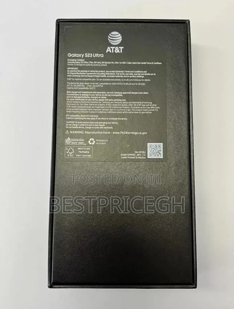 New Samsung Galaxy S23 Ultra 1 TB Black
