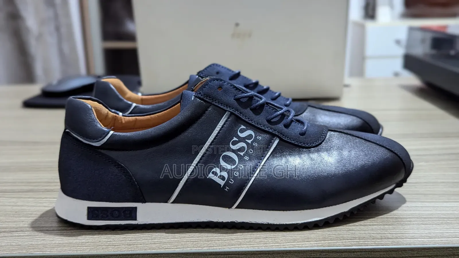 Premium Leather Men's Sneakers