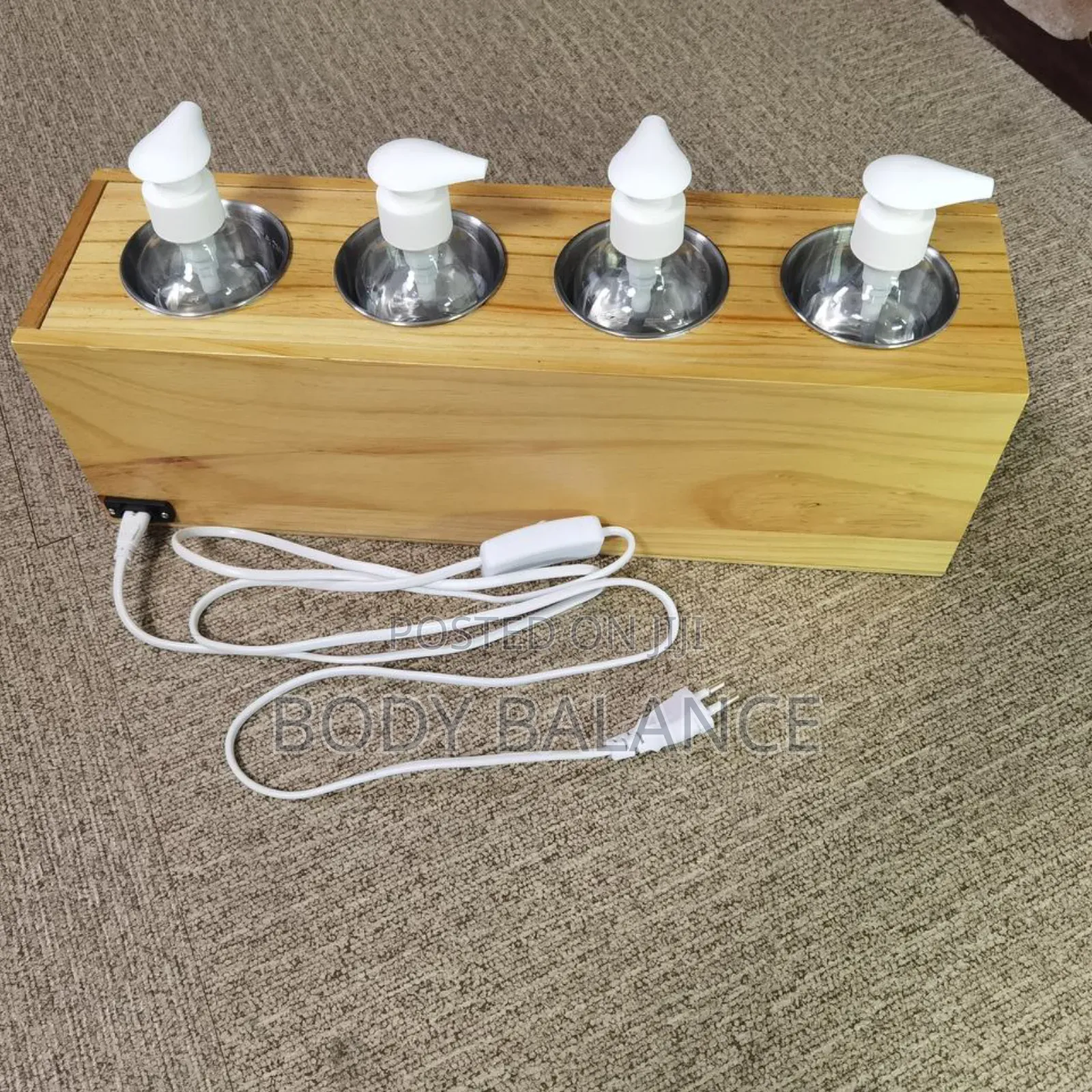 4 Bottles Set Oil Warmer