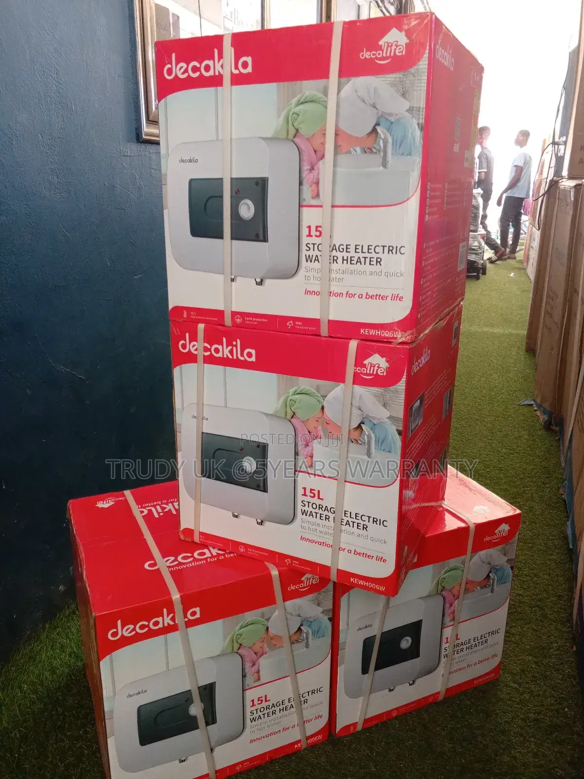 Decakila 15liters Storage Electric Water Heater