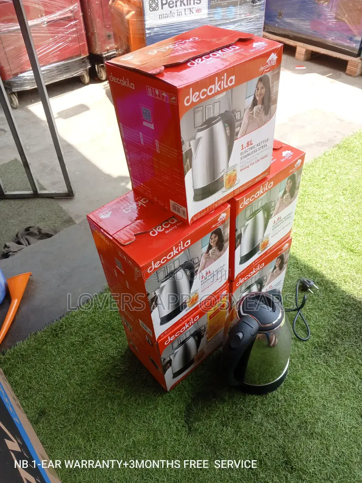 Decakila 1.8 Electric Kettle Electric Kettle-Stainless Steel