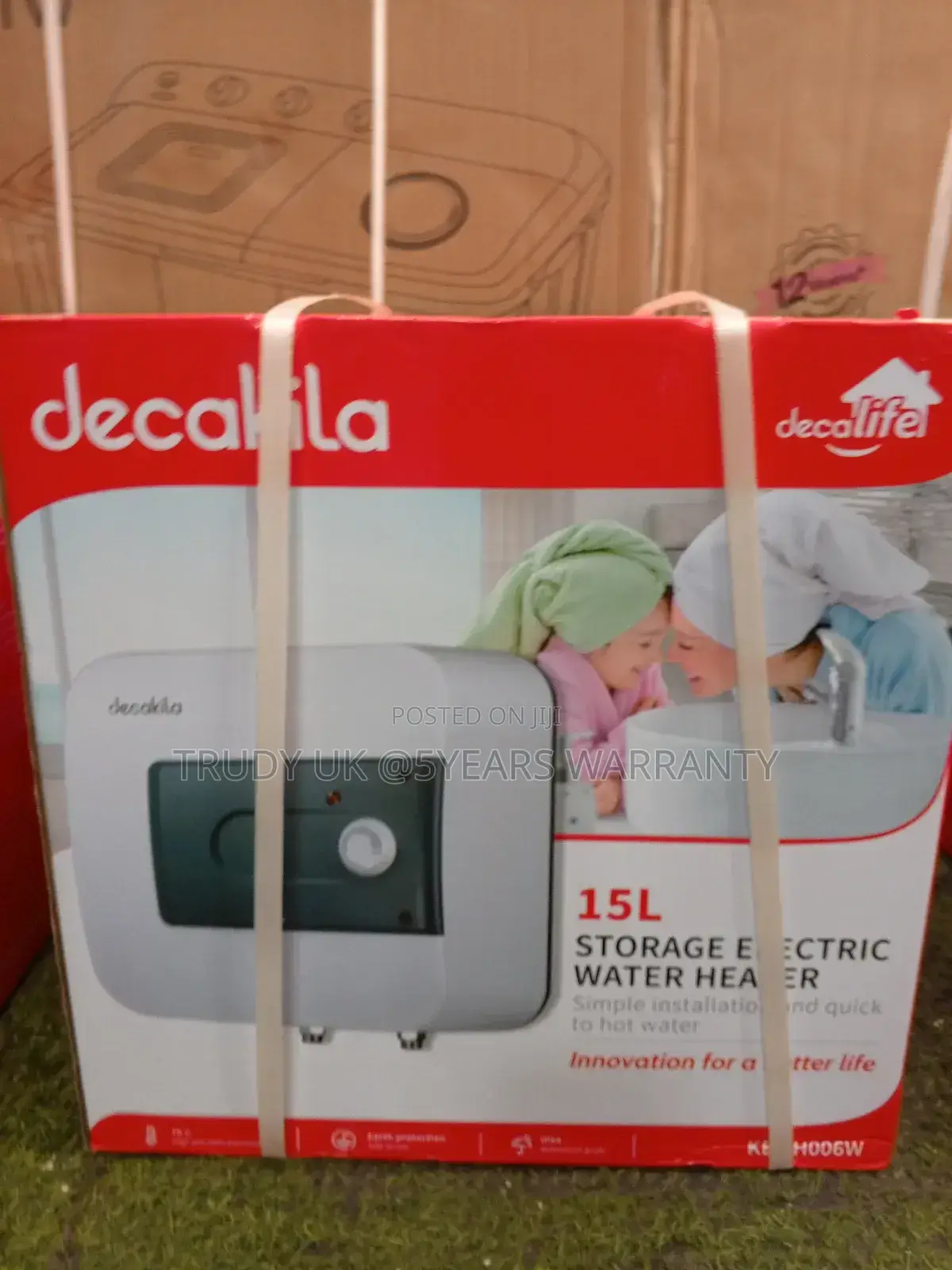 New 15liters Electric Storage Water Heater Brand Decalife