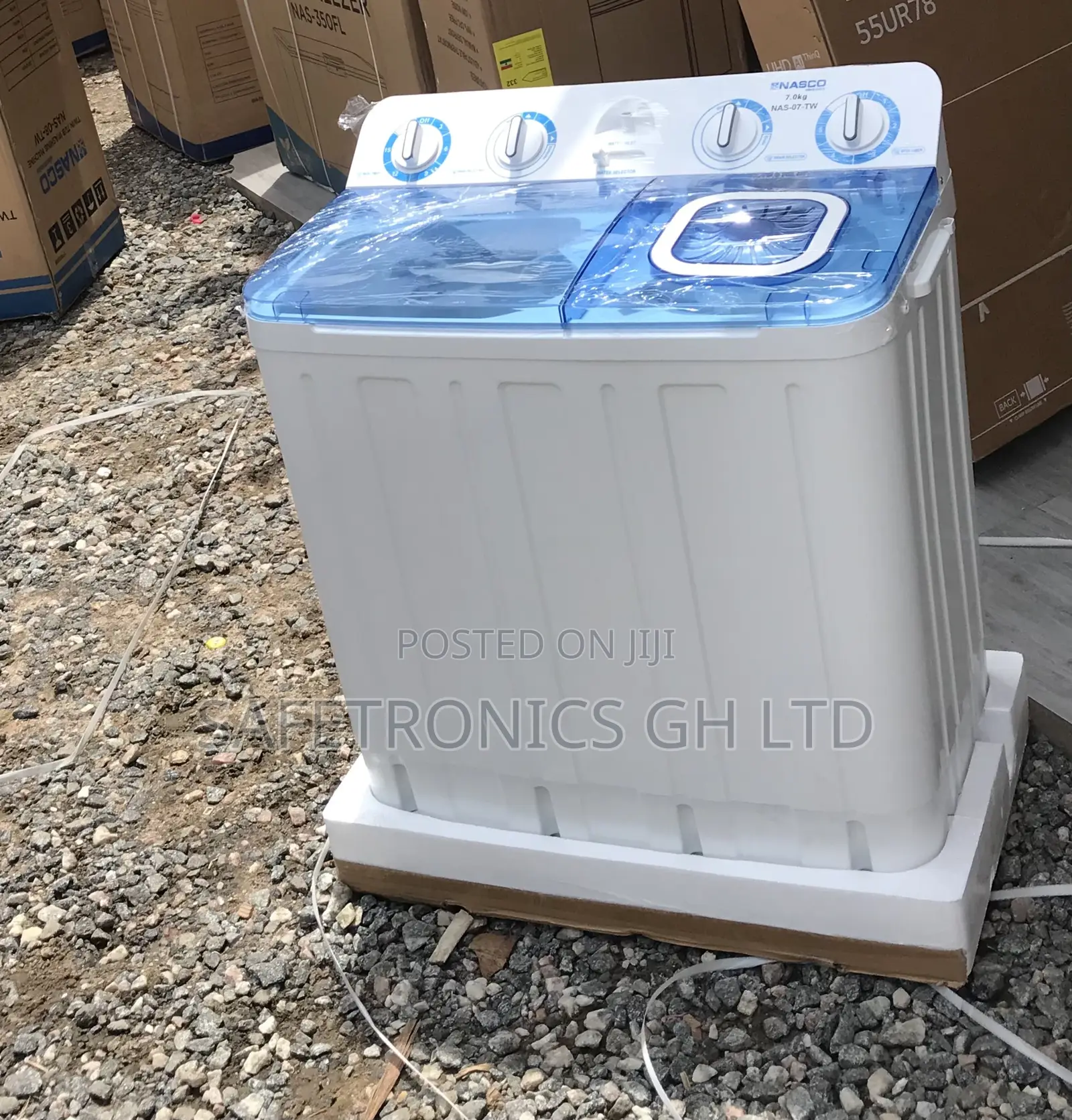  Brand New Nasco 11kg Semiautomatic Topload Washer 