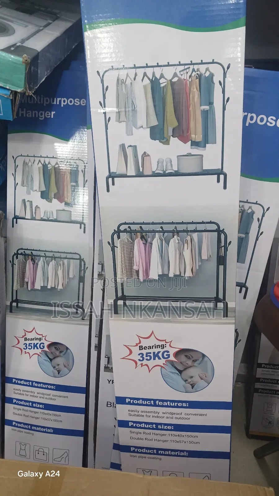 Clothes Rack Double Pole
