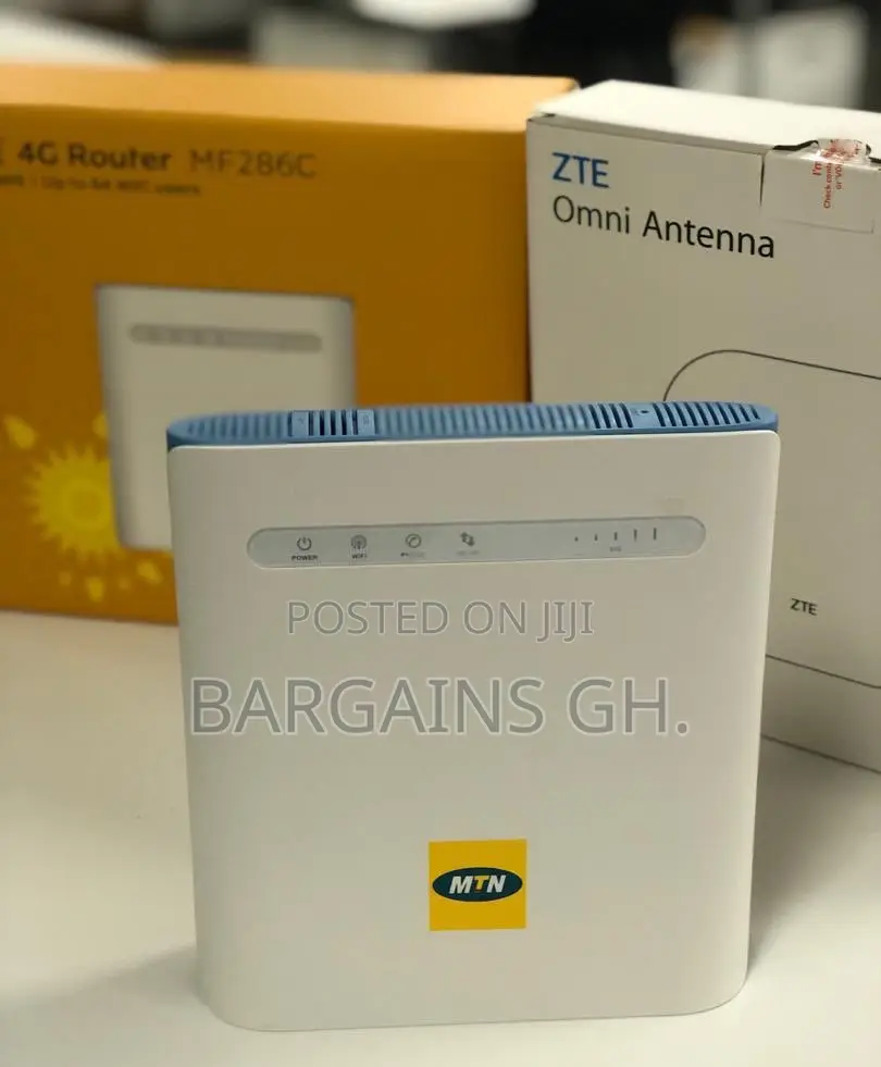 MTN Zte Mf286c Turbonet Router With Antenna and Data Sim