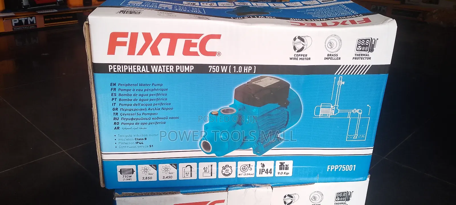 Fixtec 1HP Peripheral Pump
