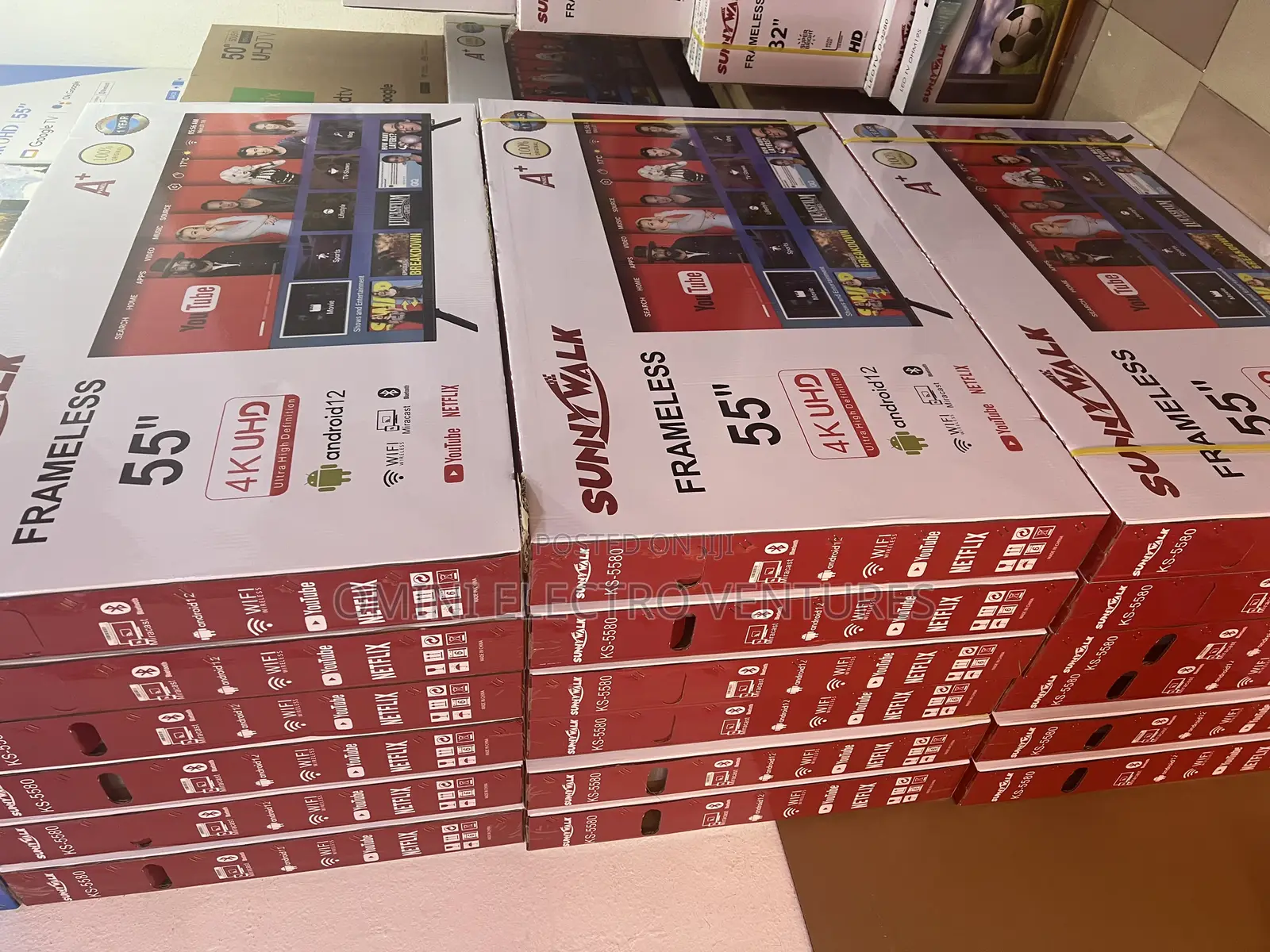 Brand New Sunny 55 Uhd Smart Tv