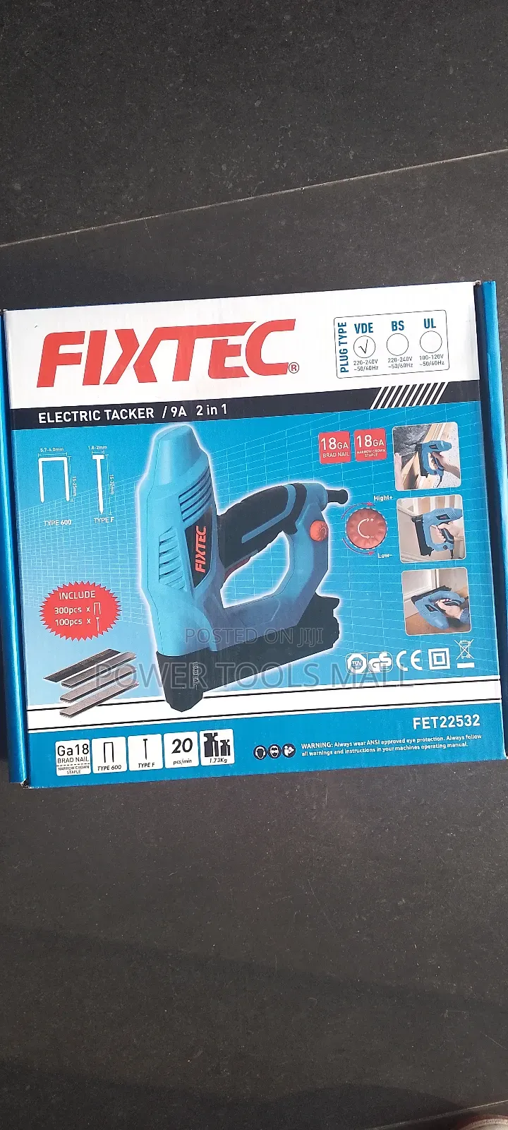 Fixtec 9A Electric Tacker