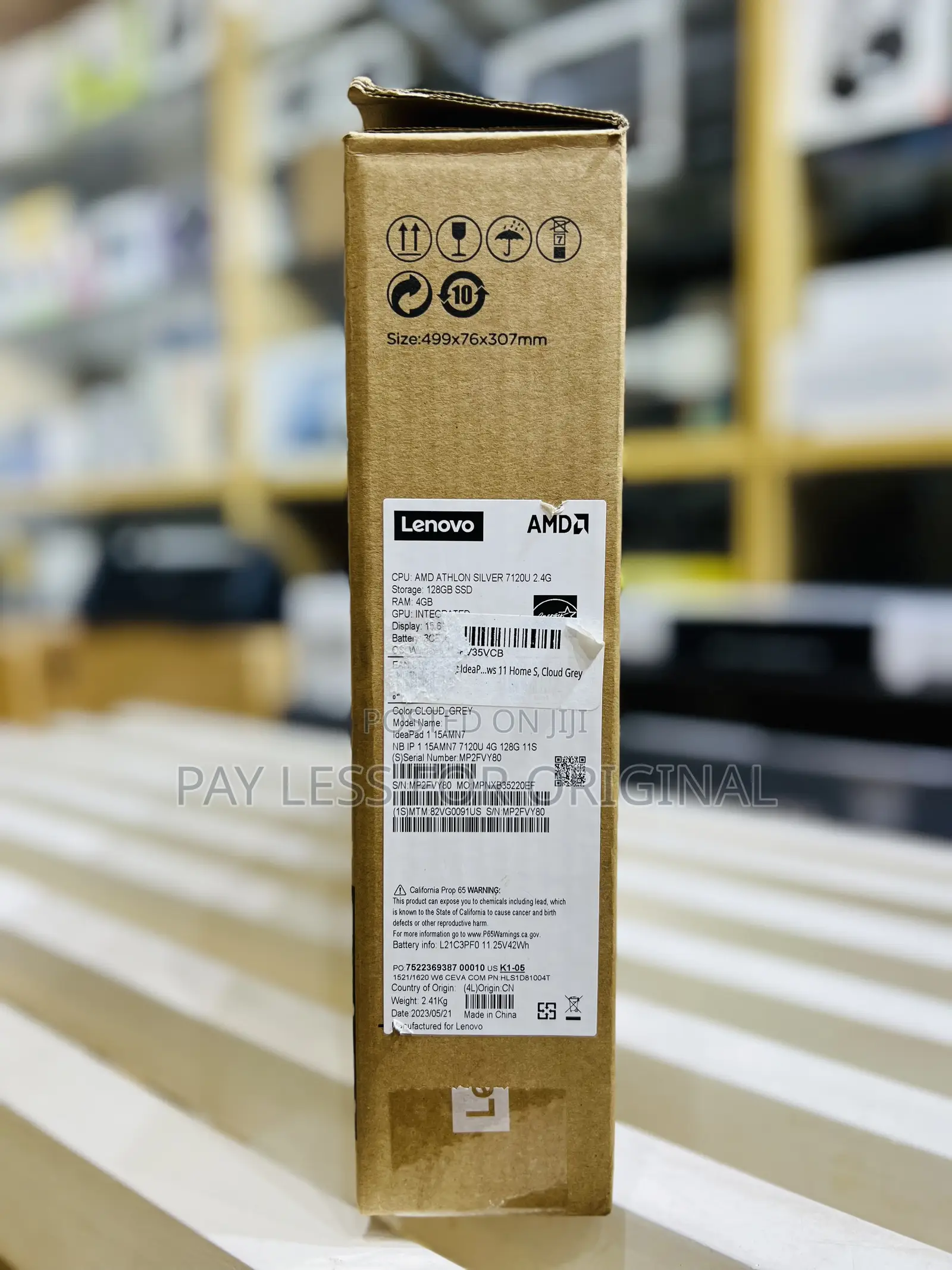 New Laptop Lenovo IdeaPad 1 4GB AMD SSD 128GB