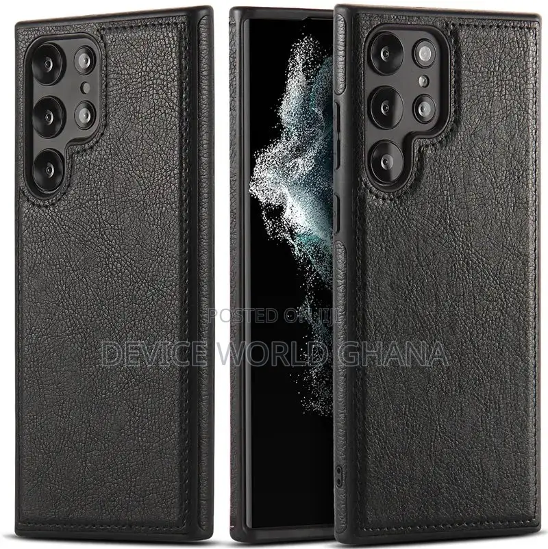Leather Back Case for Samsung S25ultra S24ultra S23u S23 S22