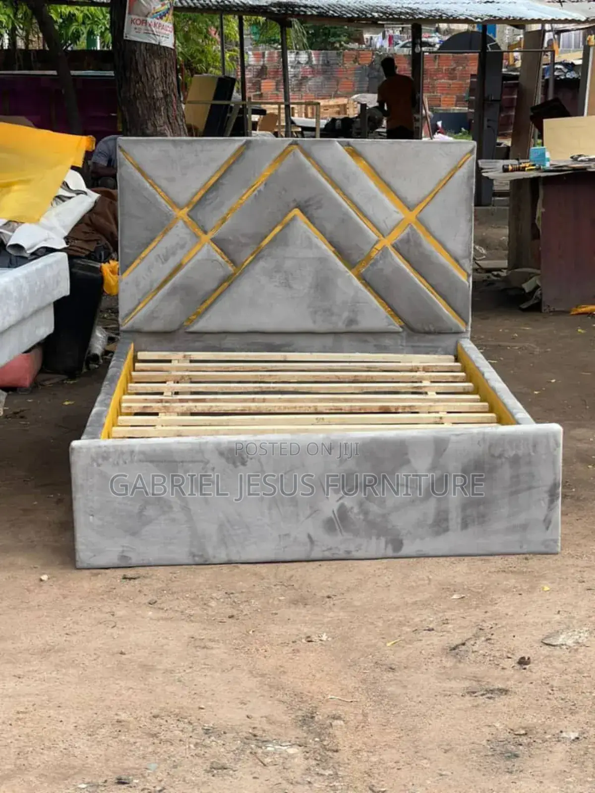 King Size Bed Frame Available With Side Drawers
