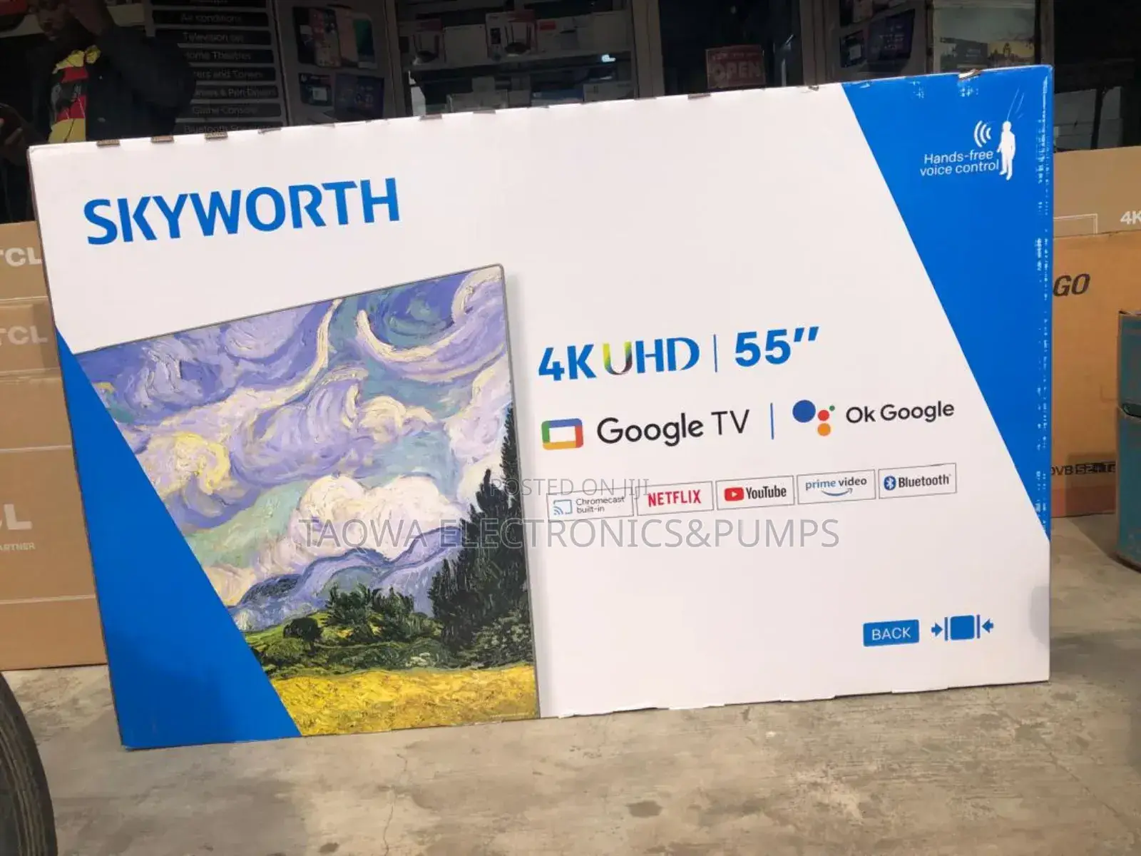 Skyworth 55-Inch Uhd Smart LED TV