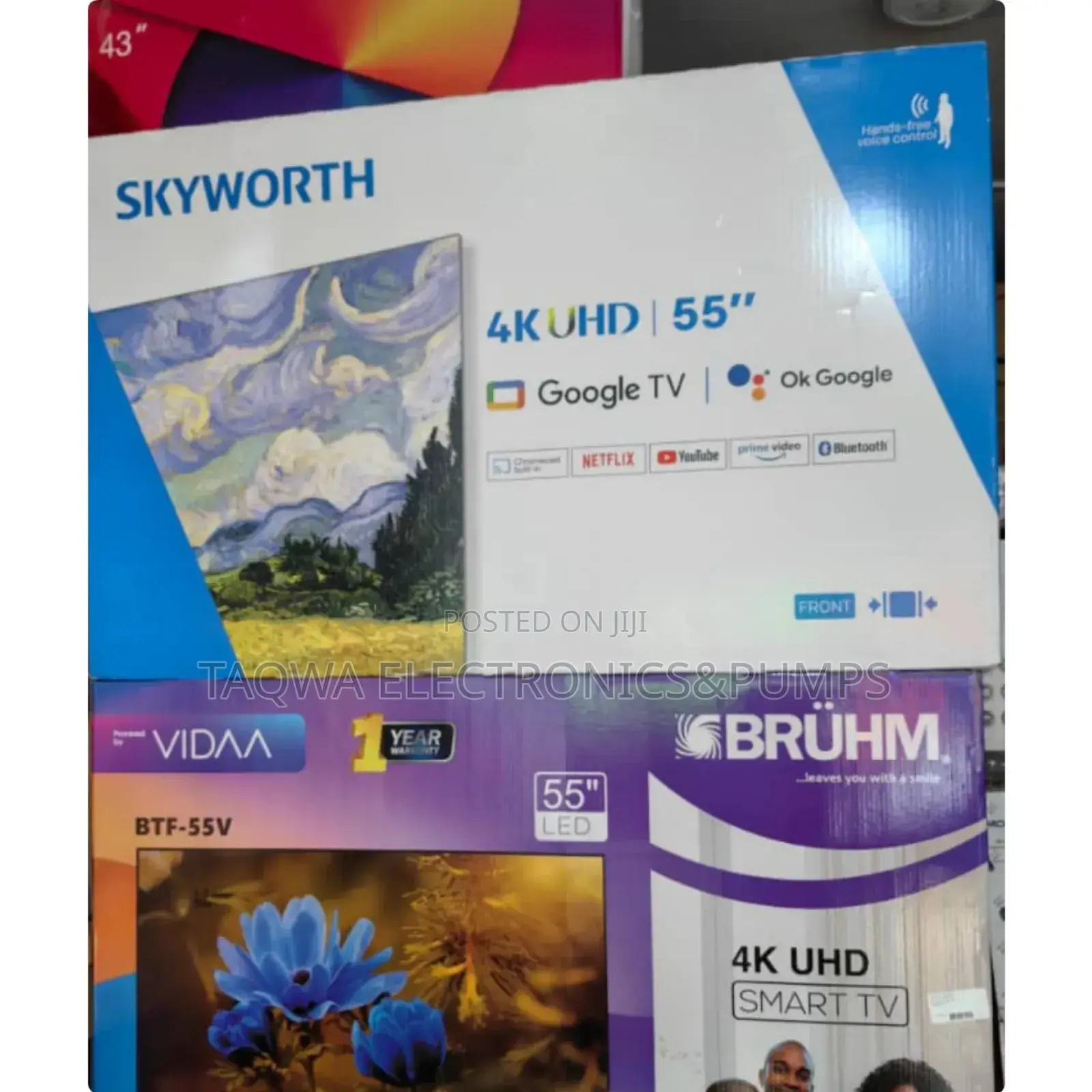 Elegant Skyworth 55"Smart Android Tv