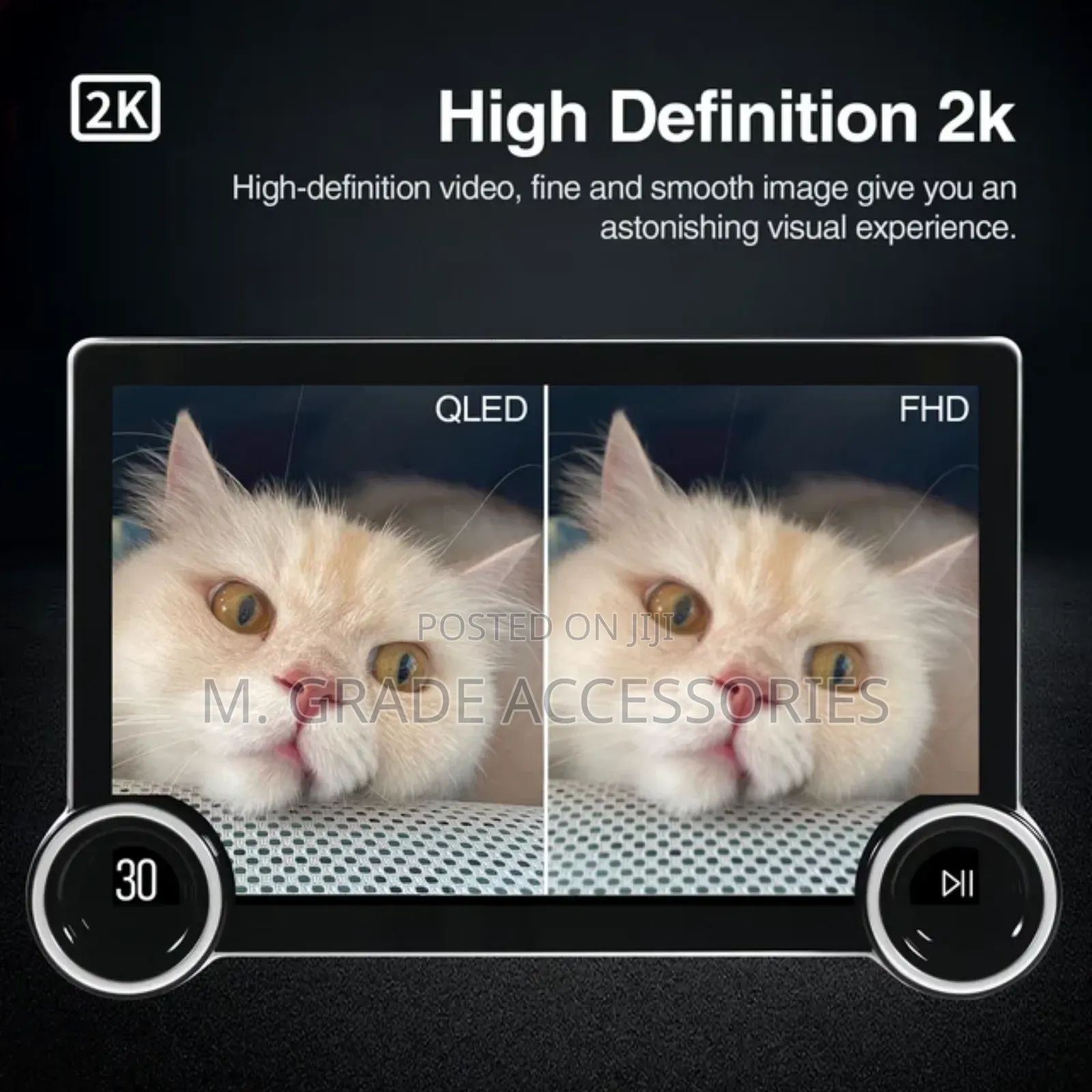 Dual Knob Android Radio Apple Carplay