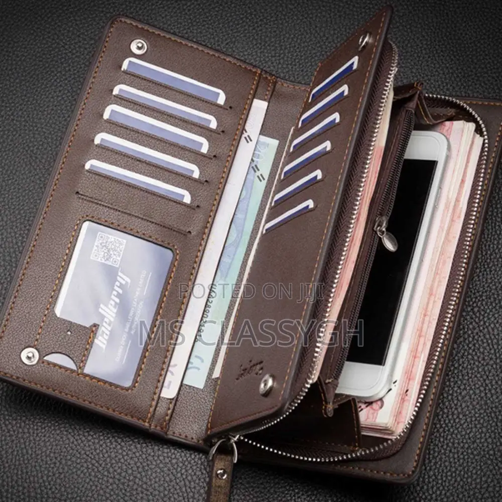 Baellery Unisex Luxury Wallet Purse Handy Clutch Portomonee