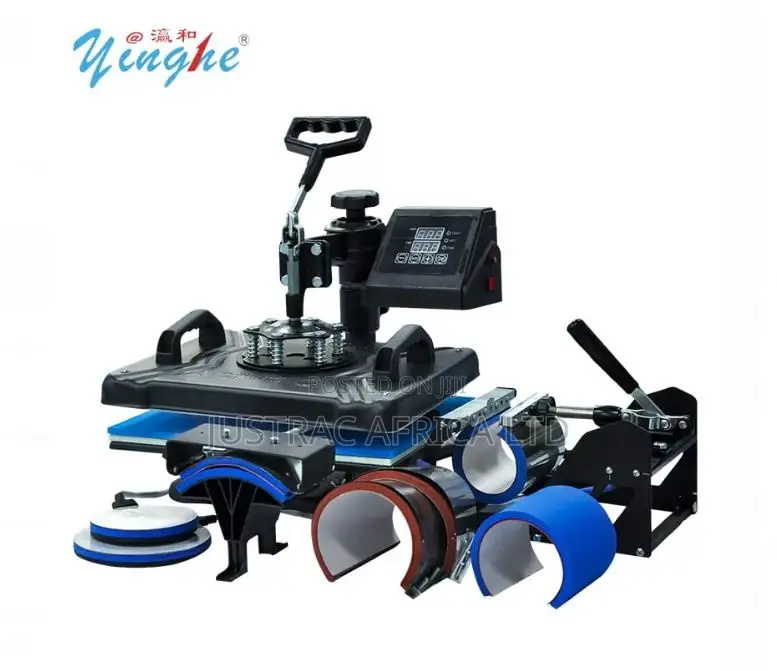 Yinghe 8 in 1 Heat Press Machine Plus Free Delivery
