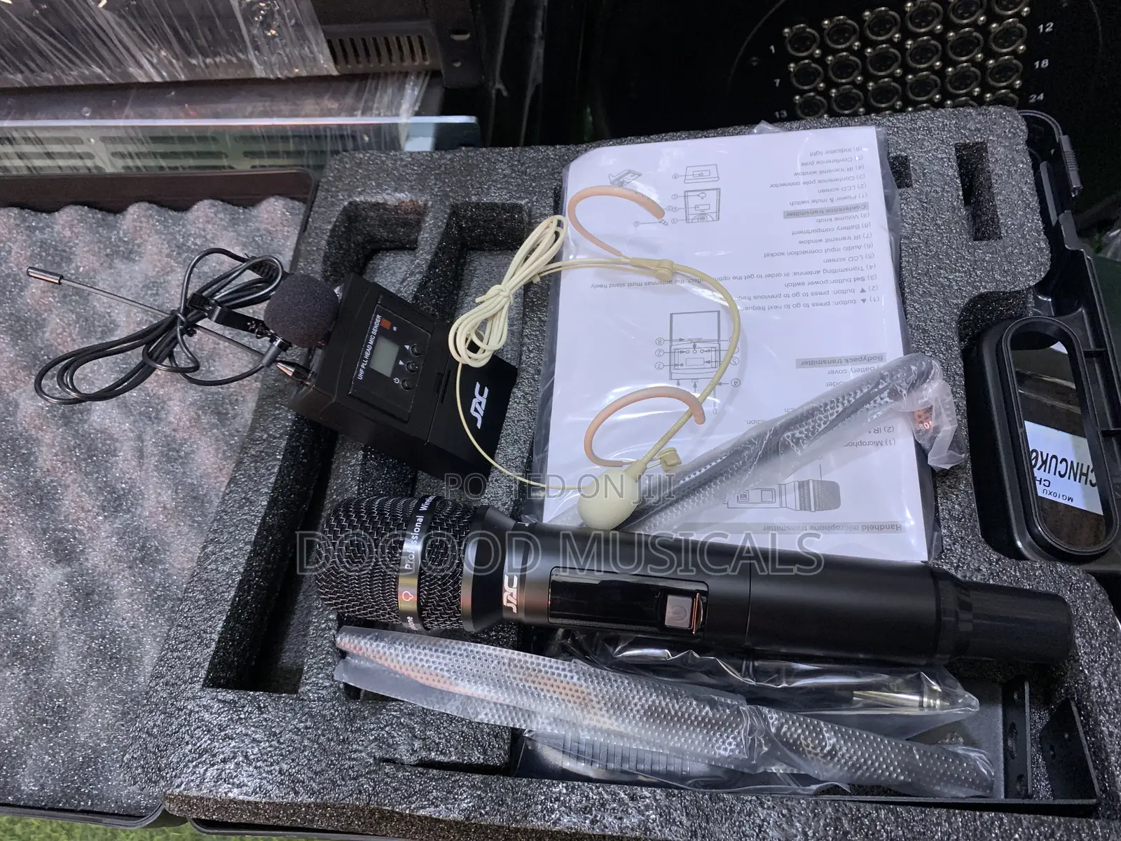 JAC MX-200 2in1 Lapel And Handheld Wireless Microphone