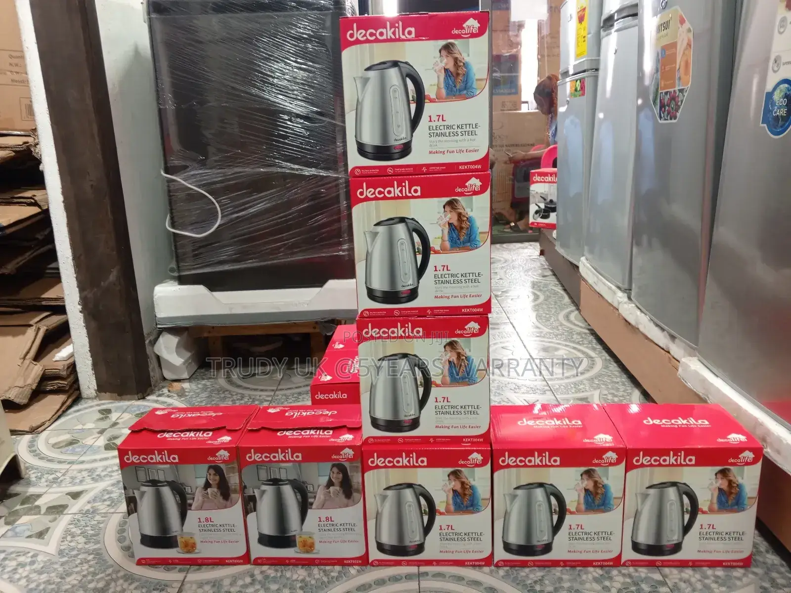 Brand New 1.7liters Electric Kettle Stainless Steel