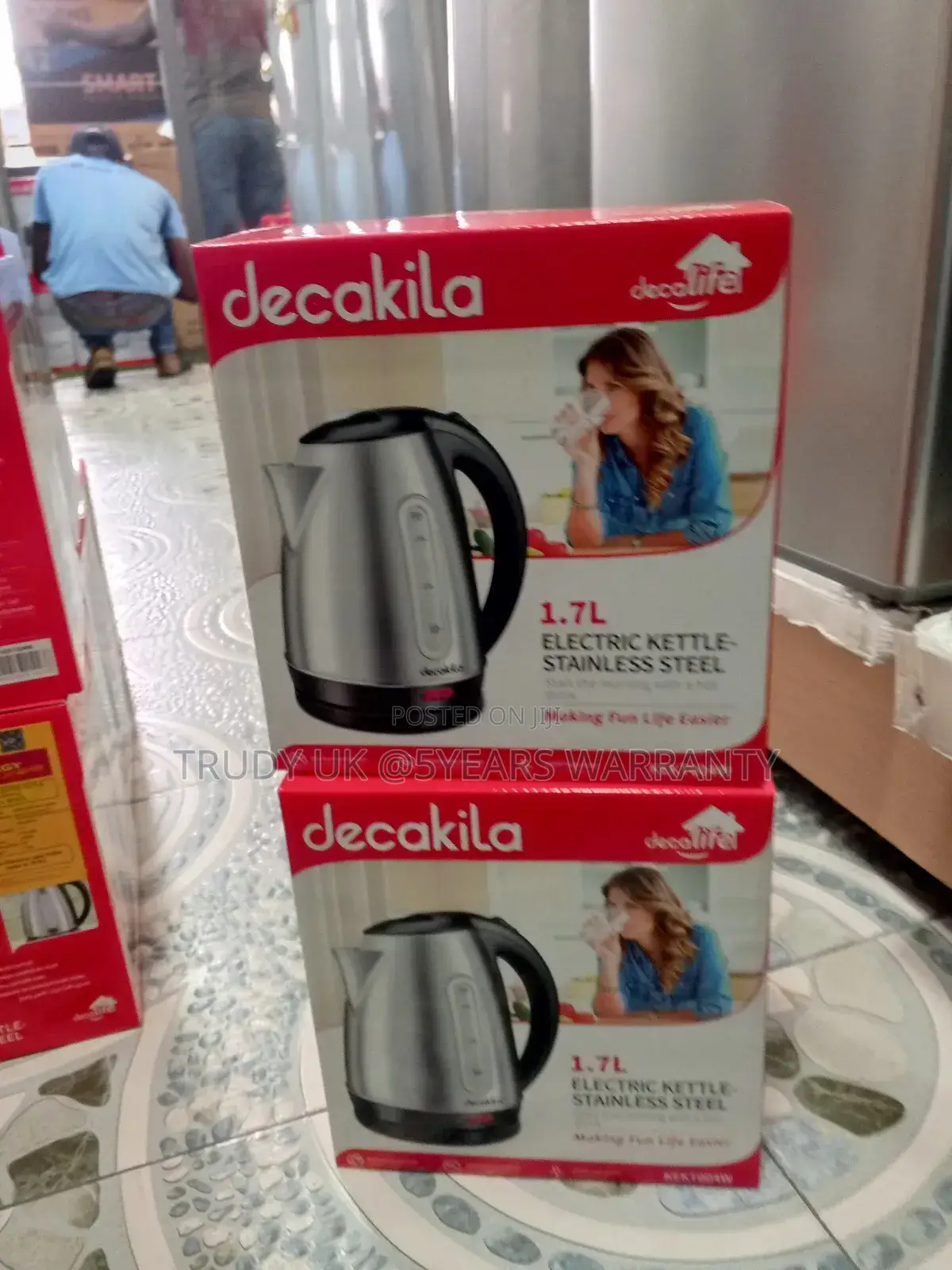 Expert 1.7liters Electric Kettle Decalife
