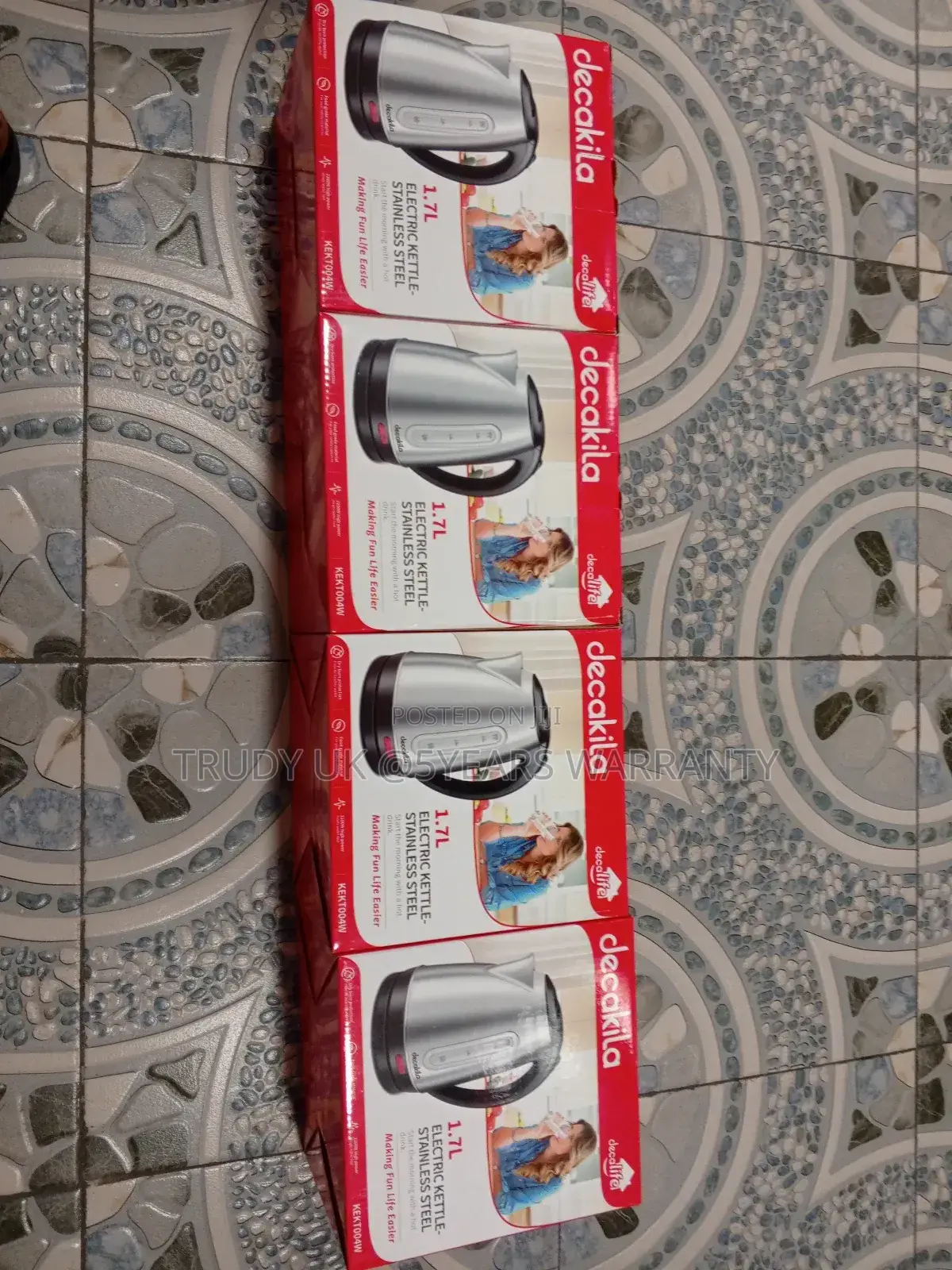 Cute Design Electric Kettle Stainless Steel 2200watts