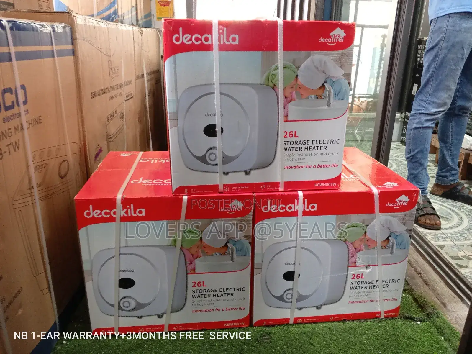 Decakila Storage Electric Water Heat Storage Electric Water