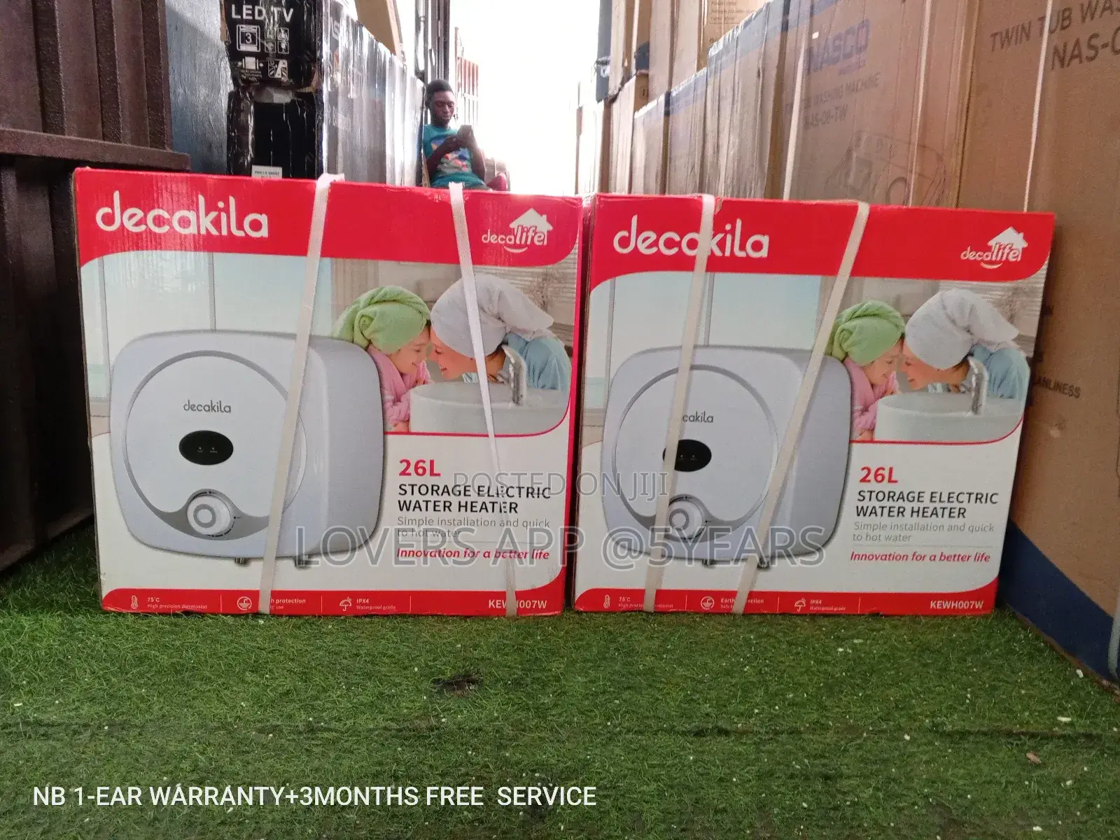 Decakila Storage Electric Water Heater Electric 26L KEWH007W
