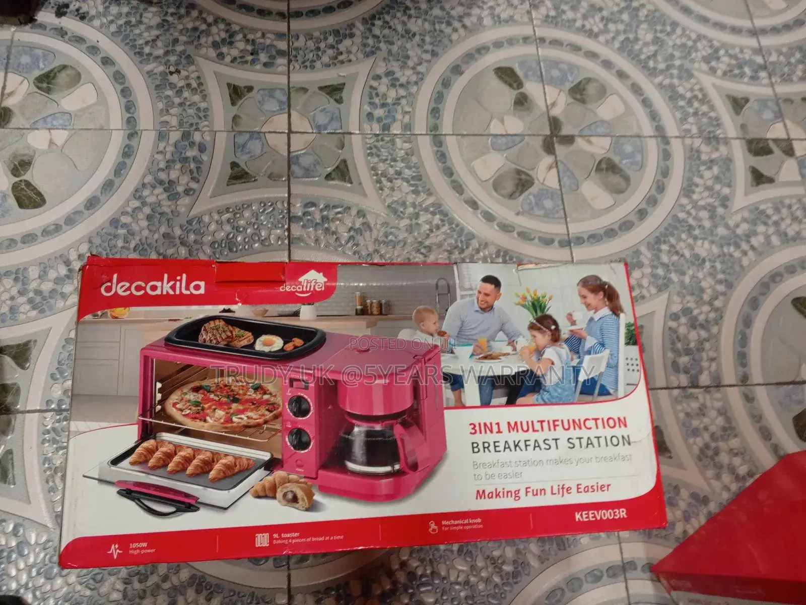 Multifunction Breakfast Station Toaster Decakila
