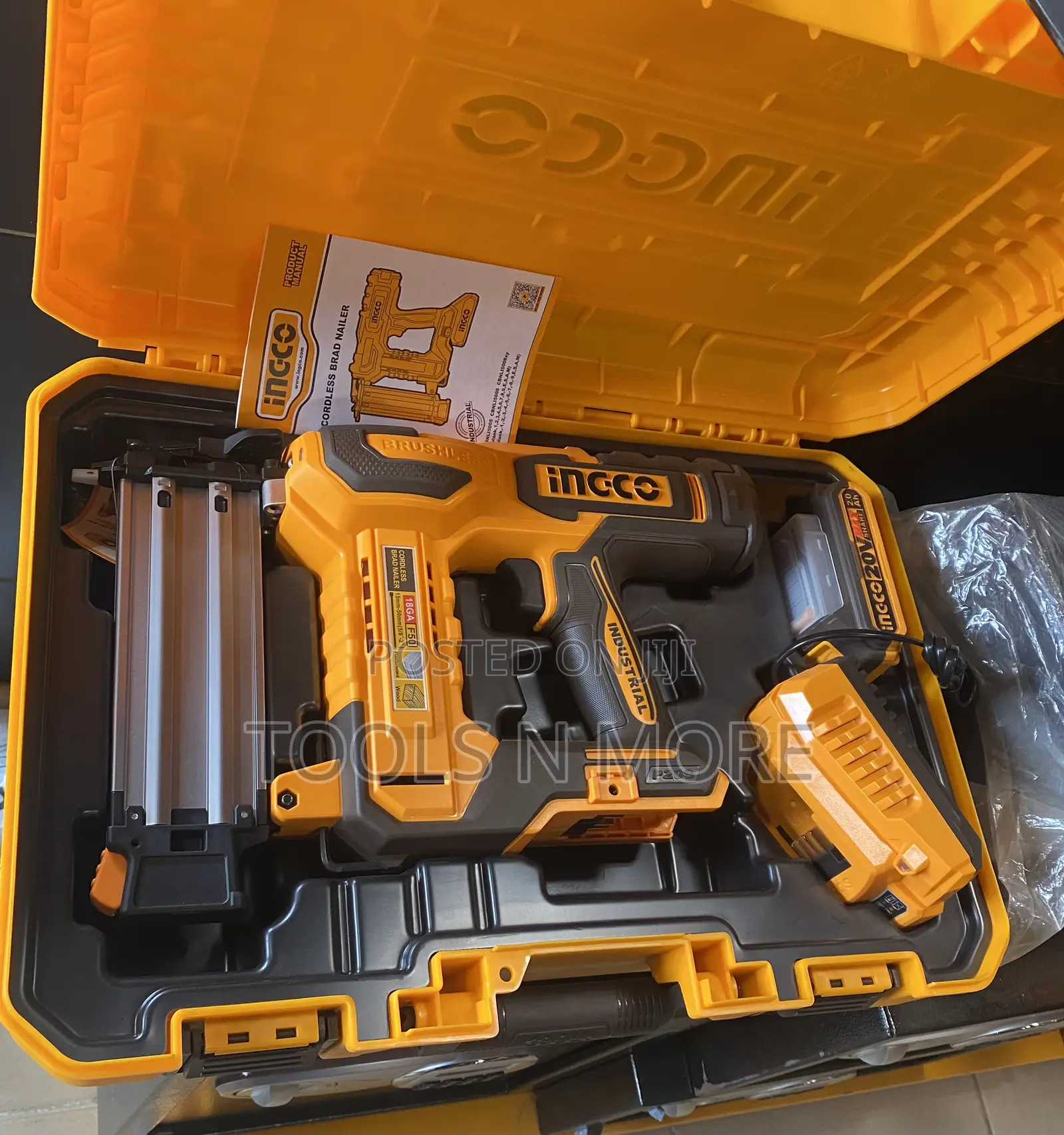 INGCO Cordless Brad Nailer