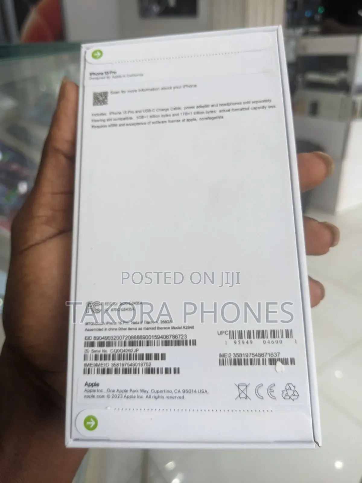New Apple iPhone 15 Pro 256 GB Black