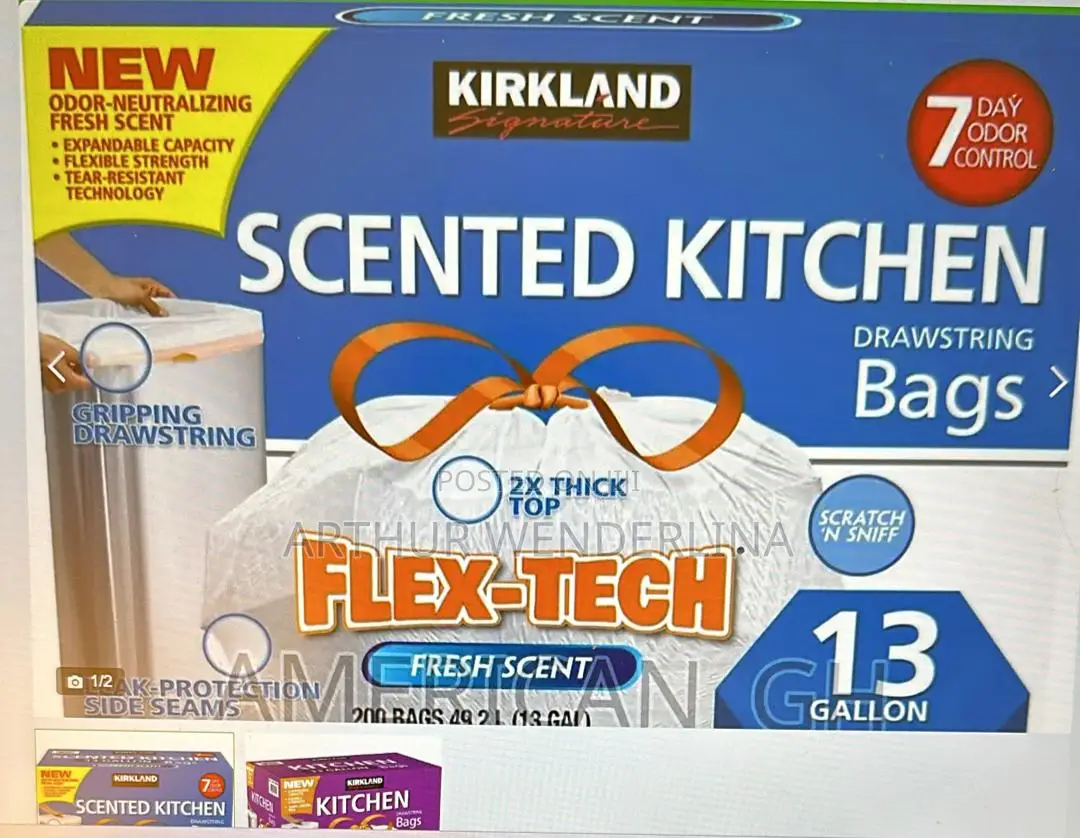 Kirkland Signature Trash Bags - 13 Gallon - 200 Count