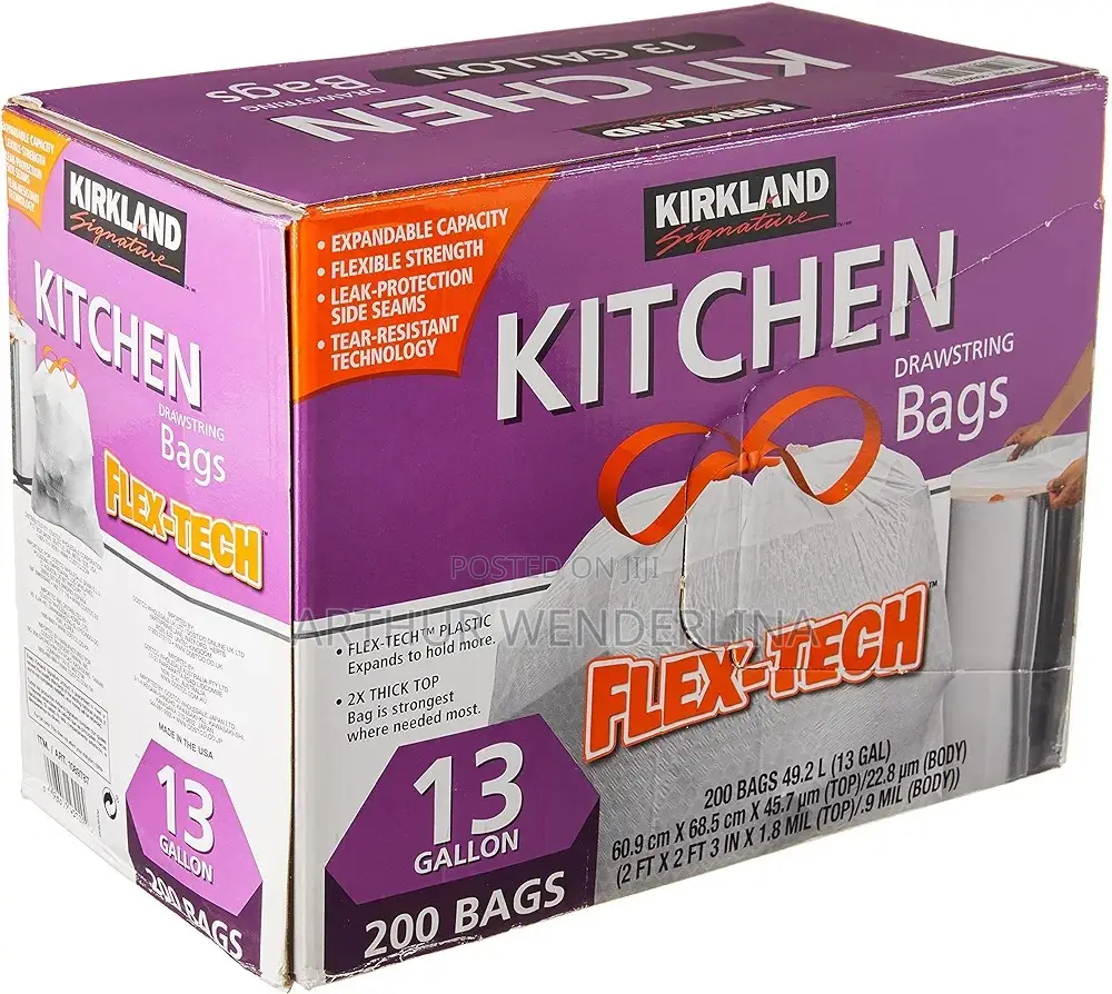 Kirkland Signature Trash Bags - 13 Gallon - 200 Count
