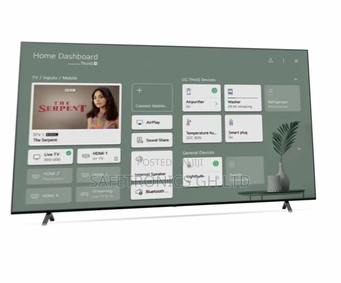 Crystal Sleek LED Smart UHD LG 50 Inch Tv 
