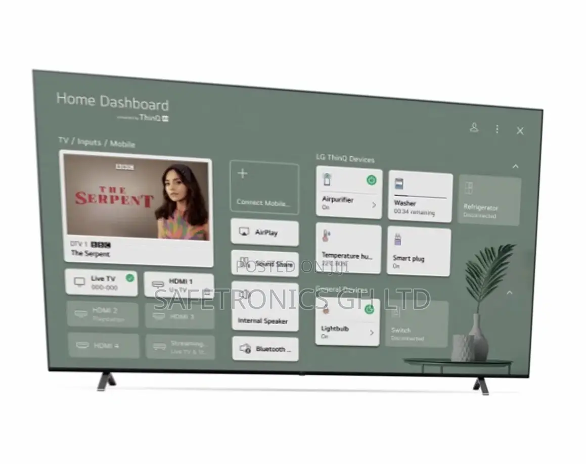 Crystal Sleek LED Smart UHD LG 50 Inch Tv 