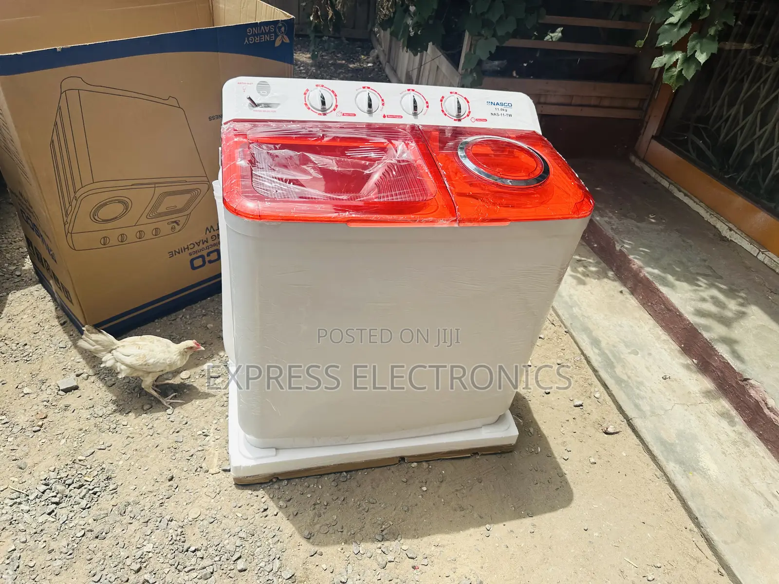 Twintub Design Wash and Spin Dry Washing Machine 11kg Nasco