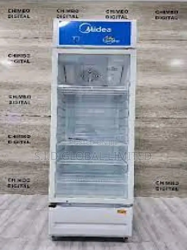 Brand New MIDEA-316LTR-SINGLE-DOOR-DISPLAY-FRIDGE-MDRZ432FZG
