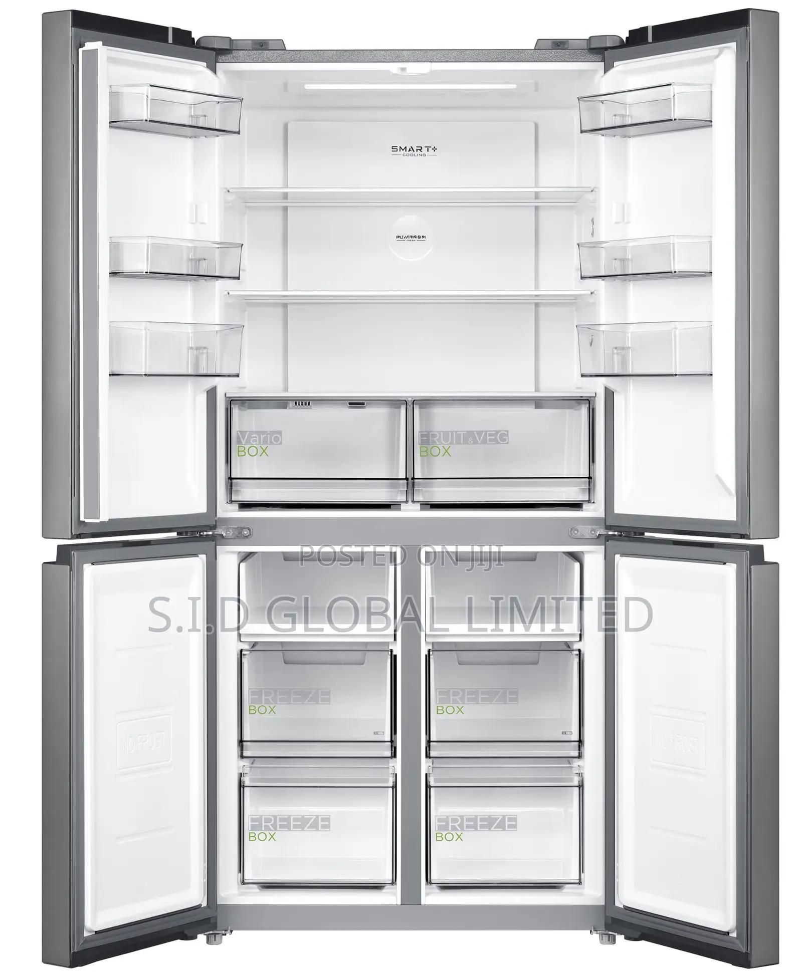 Low Noise MIDEA-424LTR-4-DOOR-FRENCH-DOOR-REFRIGERATOR