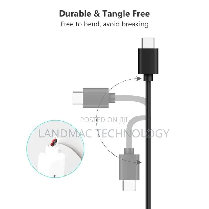USB to Type C Cable Quick Charge 3.0