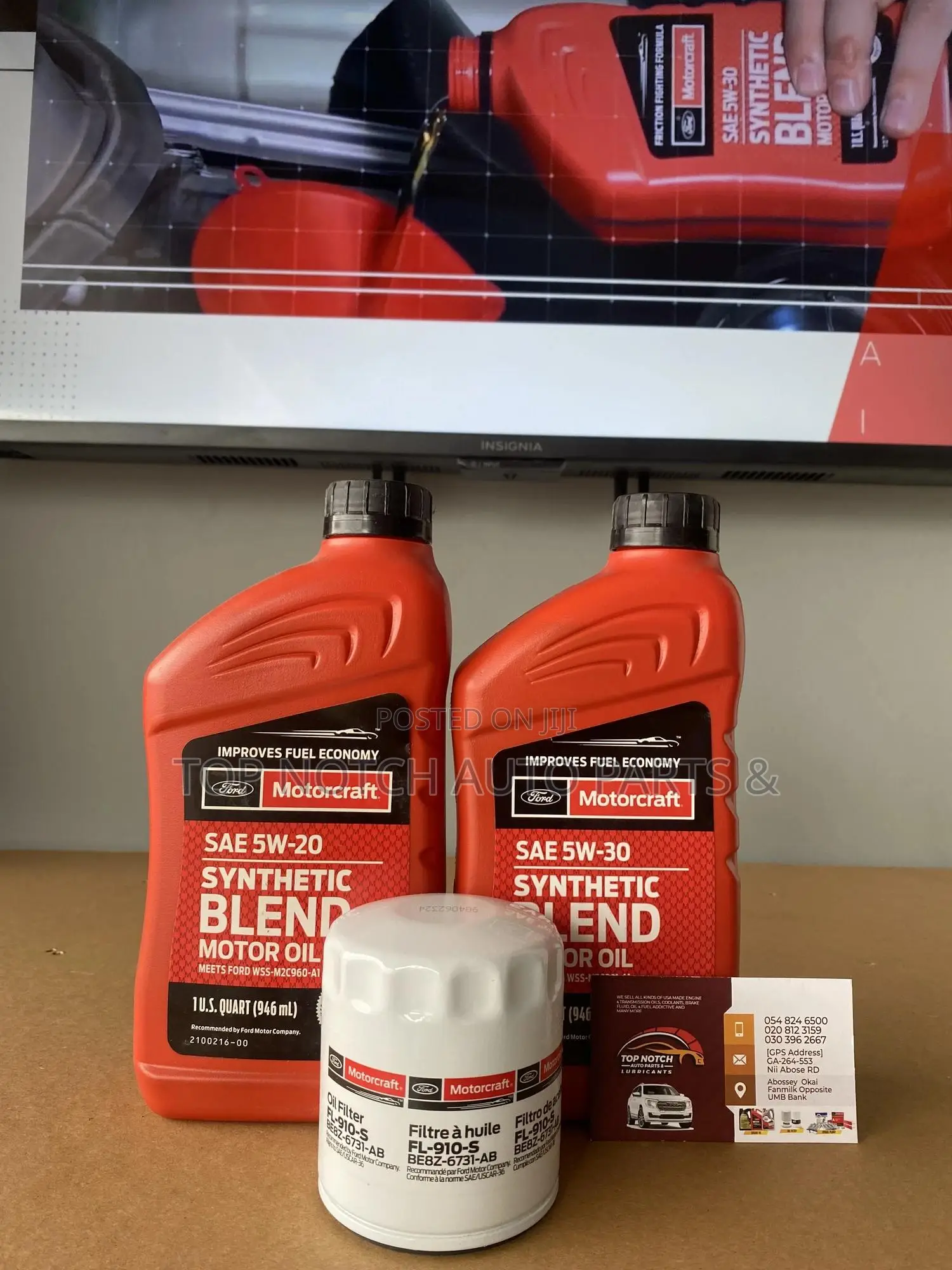 USA Motorcraft SAE 5w-20 Synthetic Blend