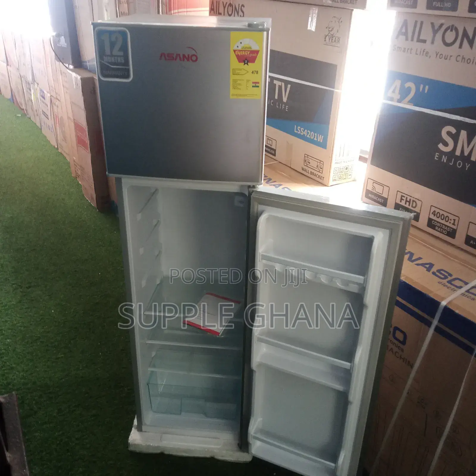 Double Star Rated Asano Refrigerator AS_168 ASANO Correct 